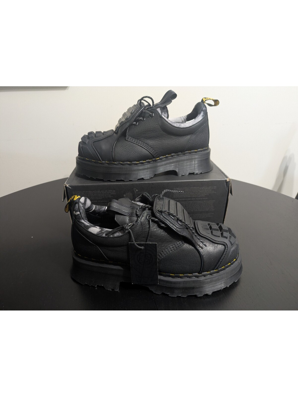 Dr. Martens 1461 Protect Black Leather Softwair Comfort Footbed - Men's 11 - New